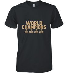Us women's soccer team win world champions 4 four title 2019 Men's Premium T-Shirt Men's Premium T-Shirt - belovedtshirt