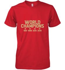 Us women's soccer team win world champions 4 four title 2019 Men's Premium T-Shirt Men's Premium T-Shirt - belovedtshirt