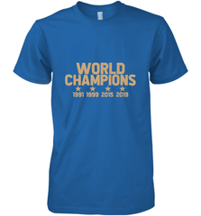 Us women's soccer team win world champions 4 four title 2019 Men's Premium T-Shirt Men's Premium T-Shirt - belovedtshirt