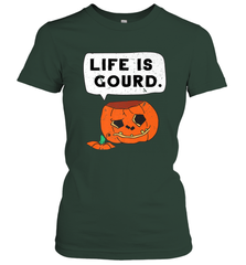 Funny Life Is Gourd Halloween Trick Or Treat Pumpkin Women's T-Shirt Women's T-Shirt - belovedtshirt