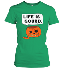 Funny Life Is Gourd Halloween Trick Or Treat Pumpkin Women's T-Shirt Women's T-Shirt - belovedtshirt