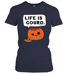 Funny Life Is Gourd Halloween Trick Or Treat Pumpkin Women's T-Shirt Women's T-Shirt - belovedtshirt