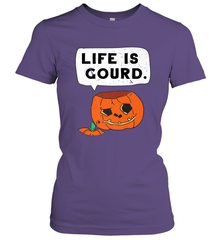 Funny Life Is Gourd Halloween Trick Or Treat Pumpkin Women's T-Shirt Women's T-Shirt - belovedtshirt