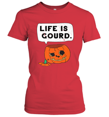 Funny Life Is Gourd Halloween Trick Or Treat Pumpkin Women's T-Shirt Women's T-Shirt - belovedtshirt