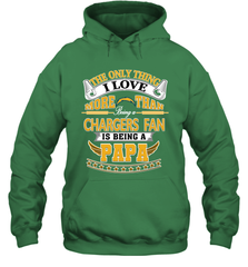 NFL The Only Thing I Love More Than Being A Los Angeles Chargers Fan Is Being A Papa Football Hooded Sweatshirt Hooded Sweatshirt - belovedtshirt