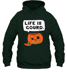 Funny Life Is Gourd Halloween Trick Or Treat Pumpkin Hooded Sweatshirt Hooded Sweatshirt - belovedtshirt