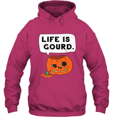 Funny Life Is Gourd Halloween Trick Or Treat Pumpkin Hooded Sweatshirt Hooded Sweatshirt - belovedtshirt