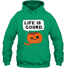 Funny Life Is Gourd Halloween Trick Or Treat Pumpkin Hooded Sweatshirt Hooded Sweatshirt - belovedtshirt