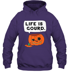 Funny Life Is Gourd Halloween Trick Or Treat Pumpkin Hooded Sweatshirt Hooded Sweatshirt - belovedtshirt