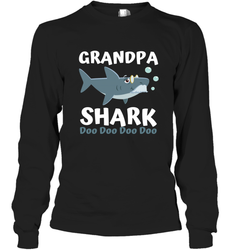 Grandpa Shark Family Shark Long Sleeve T-Shirt