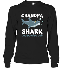 Grandpa Shark Family Shark Long Sleeve T-Shirt Long Sleeve T-Shirt - belovedtshirt