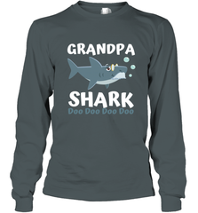 Grandpa Shark Family Shark Long Sleeve T-Shirt Long Sleeve T-Shirt - belovedtshirt