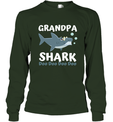 Grandpa Shark Family Shark Long Sleeve T-Shirt Long Sleeve T-Shirt - belovedtshirt