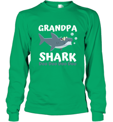 Grandpa Shark Family Shark Long Sleeve T-Shirt Long Sleeve T-Shirt - belovedtshirt