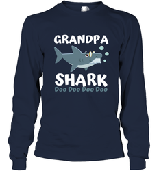 Grandpa Shark Family Shark Long Sleeve T-Shirt
