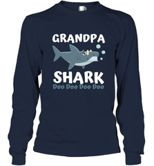 Grandpa Shark Family Shark Long Sleeve T-Shirt Long Sleeve T-Shirt - belovedtshirt