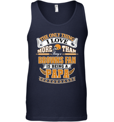 NFL The Only Thing I Love More Than Being A Cleveland Browns Fan Is Being A Papa Football Men's Tank Top Men's Tank Top - belovedtshirt