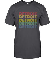 Vintage 1980s Style Detroit Michigan Men's T-Shirt Men's T-Shirt - belovedtshirt