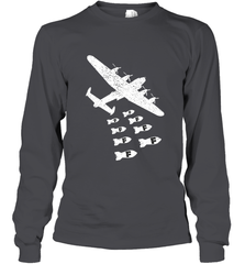 Christmas Gift Idea Bomber Dropping F Bombs Funny Long Sleeve T-Shirt Long Sleeve T-Shirt - belovedtshirt