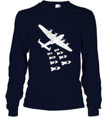 Christmas Gift Idea Bomber Dropping F Bombs Funny Long Sleeve T-Shirt Long Sleeve T-Shirt - belovedtshirt