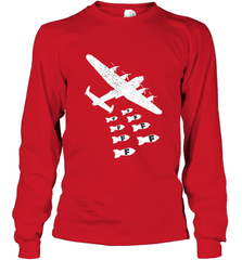Christmas Gift Idea Bomber Dropping F Bombs Funny Long Sleeve T-Shirt Long Sleeve T-Shirt - belovedtshirt