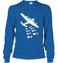 Christmas Gift Idea Bomber Dropping F Bombs Funny Long Sleeve T-Shirt Long Sleeve T-Shirt - belovedtshirt
