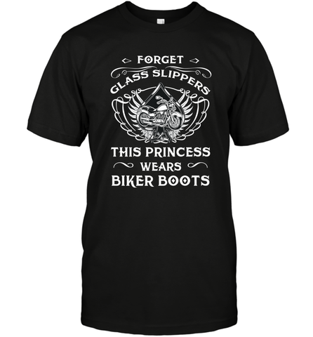 Forget glass slippers this princess wears biker boots Men's T-Shirt Men's T-Shirt / Black / S Men's T-Shirt - belovedtshirt