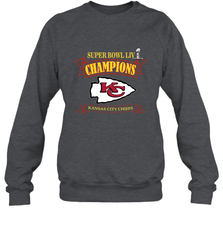 NFL Kansas City Chiefs Pro Line by Fanatics Super Bowl LIV Champions Crewneck Sweatshirt Crewneck Sweatshirt - belovedtshirt