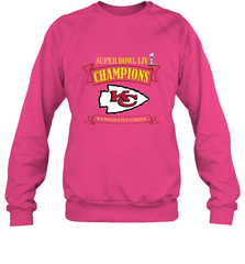 NFL Kansas City Chiefs Pro Line by Fanatics Super Bowl LIV Champions Crewneck Sweatshirt Crewneck Sweatshirt - belovedtshirt