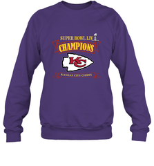 NFL Kansas City Chiefs Pro Line by Fanatics Super Bowl LIV Champions Crewneck Sweatshirt Crewneck Sweatshirt - belovedtshirt