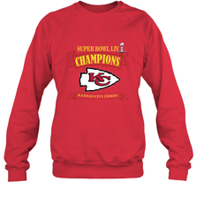 NFL Kansas City Chiefs Pro Line by Fanatics Super Bowl LIV Champions Crewneck Sweatshirt Crewneck Sweatshirt - belovedtshirt