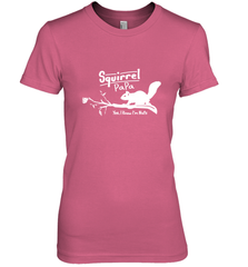 Mens Squirrel Papa Art Father's Day Gift Women's Premium T-Shirt Women's Premium T-Shirt - belovedtshirt