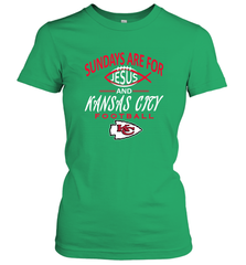 Sundays Are For Jesus and Kansas City Funny Football Women's T-Shirt Women's T-Shirt - belovedtshirt