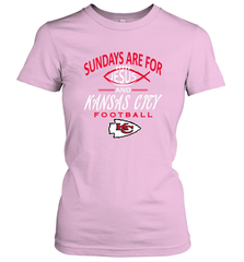 Sundays Are For Jesus and Kansas City Funny Football Women's T-Shirt Women's T-Shirt - belovedtshirt
