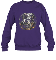 Cobra Kai Rusted Steel Snake Logo Crewneck Sweatshirt Crewneck Sweatshirt - belovedtshirt