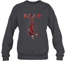 Basketball  Chicago Jordan G.O.A.T. Dunk Crewneck Sweatshirt Crewneck Sweatshirt - belovedtshirt