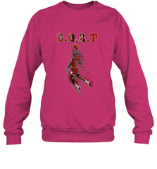 Basketball  Chicago Jordan G.O.A.T. Dunk Crewneck Sweatshirt Crewneck Sweatshirt - belovedtshirt