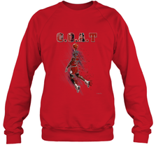 Basketball  Chicago Jordan G.O.A.T. Dunk Crewneck Sweatshirt Crewneck Sweatshirt - belovedtshirt