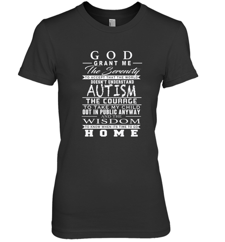 A shirt about Autism Women's Premium T-Shirt Women's Premium T-Shirt / Black / XS Women's Premium T-Shirt - belovedtshirt