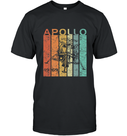 Retro Apollo 11 50th Anniversary Moon Landing 1969 2019 Men's T-Shirt Men's T-Shirt / Black / S Men's T-Shirt - belovedtshirt