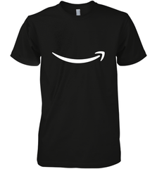 Smile Shirt  White Logo Men's Premium T-Shirt Men's Premium T-Shirt - belovedtshirt