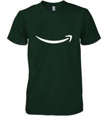 Smile Shirt  White Logo Men's Premium T-Shirt Men's Premium T-Shirt - belovedtshirt