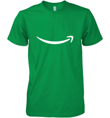 Smile Shirt  White Logo Men's Premium T-Shirt Men's Premium T-Shirt - belovedtshirt