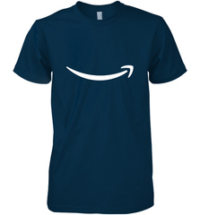 Smile Shirt  White Logo Men's Premium T-Shirt Men's Premium T-Shirt - belovedtshirt