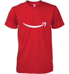 Smile Shirt  White Logo Men's Premium T-Shirt Men's Premium T-Shirt - belovedtshirt