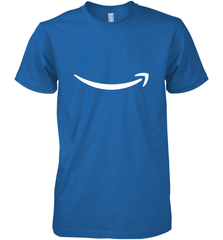 Smile Shirt  White Logo Men's Premium T-Shirt Men's Premium T-Shirt - belovedtshirt