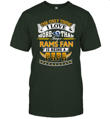 NFL The Only Thing I Love More Than Being A Los Angeles Rams Fan Is Being A Papa Football Men's T-Shirt Men's T-Shirt - belovedtshirt