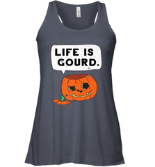 Funny Life Is Gourd Halloween Trick Or Treat Pumpkin Women's Racerback Tank Women's Racerback Tank - belovedtshirt