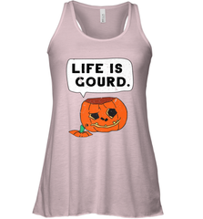 Funny Life Is Gourd Halloween Trick Or Treat Pumpkin Women's Racerback Tank Women's Racerback Tank - belovedtshirt