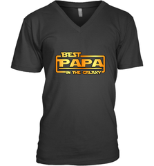 The best Papa in the galaxy Men's V-Neck Men's V-Neck - belovedtshirt